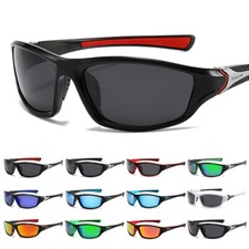 Polarized Sports Sunglasses Wrap Around Sunglasses for Fishing Cycling Running