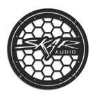 12" Custom Metal Raised Speaker Grill 1pc SKAR AUDIO Protect Acoustic Grille