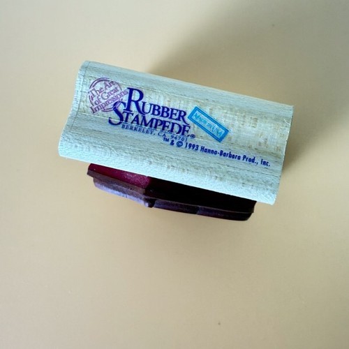 Marital Bliss~George Jetson, Jane~Rubber Stamp~ 1.5"X 1.5"~Rubber Stampede 666-C - Picture 3 of 7