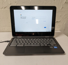 HP Chromebook X360 11 G1 EE 11.6" Touch 2-in-1 Laptop N3350 1.1ghz 4GB 32GB C