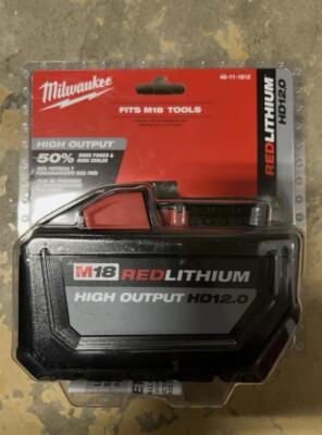 #ad 1 Pack For Milwaukee 48 11 1812 M18 RedLithium High Output HD 12.0 Battery NEW $140.00