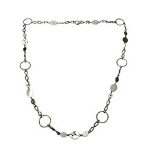 John Hardy Sterling Silver Kali Menari Mixed Station Necklace 32" #9576