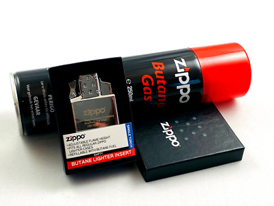 Zippo Feuerzeug Lighter Insert Double Einsatz Original Doppel Jet + Gas 250ml