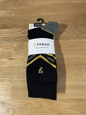 Farah 3 Pack Socks Multi One Size (6-11UK) Brand New With Tags Underwear Gift