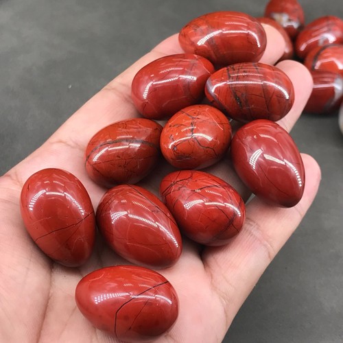 5 piezas Jazpe Rojo Natural Cuarzo Huevo Cuarzo Cristal Calavera Reiki Gema Curativadora - Imagen 5 de 12