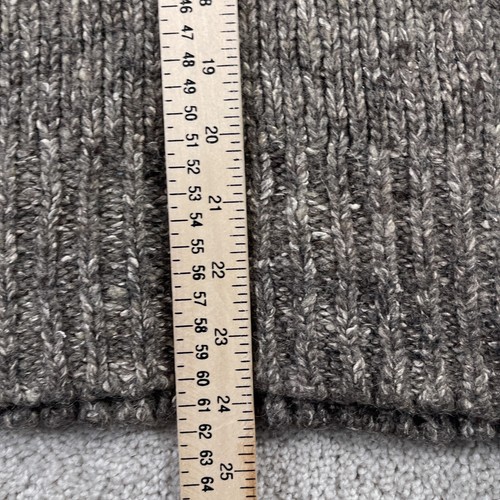 VINTAGE DKNY Sweater Womens 8 Brown Turtleneck Wool Silk Chunky Knit 90s - Picture 11 of 13