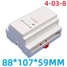 ABS Plastic Rail Housing 88x107x59mm PLC Project Case 4-03-8 DIY Electrical Box
