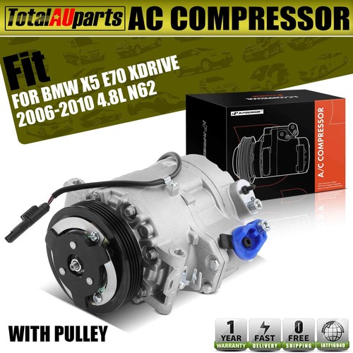 AC A/C Air Conditioning Compressor for BMW E70 X5 4.8L N62 SAV 2007 ...