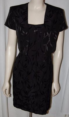 black gown with shrug