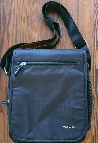 Flylite Bag with Front Flap & Pockets With Zips Inside NEW