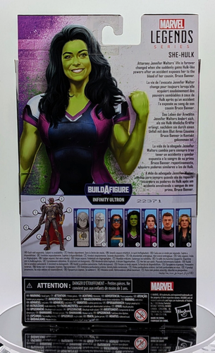 Hasbro Marvel Legends Build-A-Figure: Infinity Ultron SHE-HULK 6" Action Figure! - Imagen 3 de 4