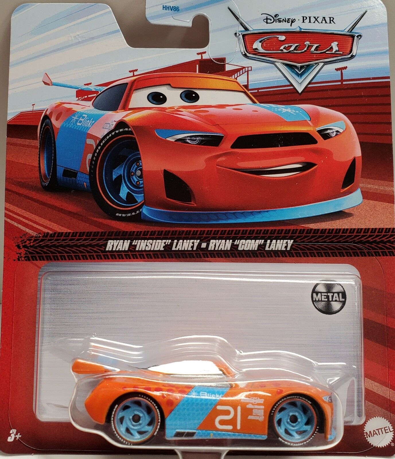 DISNEY PIXAR CARS MINI RACERS RYAN INSIDE LANEY 2022 BOX #31 FREE SHIP $15+