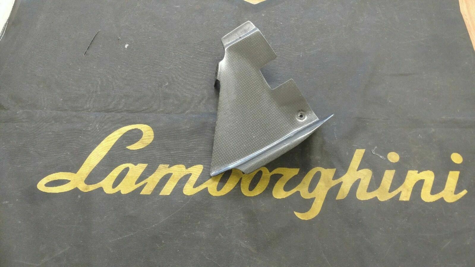 LAMBORGHINI MURCIELAGO LEFT CARBON FIBER ENGINE BAY COVER TRIM OEM 0068014118 