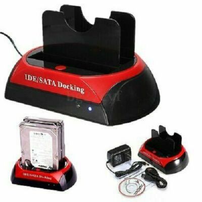 2.5'' 3.5'' SATA HDD Hard Drive Disk USB 1.1 2.0 Port Card Reader Docking Station