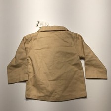 Kids Tales Jacket Boys Size 2 Tan Two Button Blazer Cotton Stretch Long sleeve
