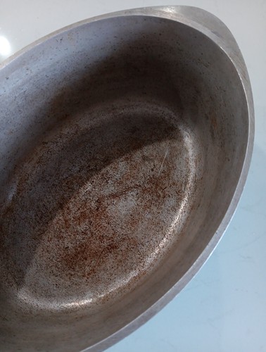 Rare Oval Club Turquoise Roasting Pan Aluminum Roaster Pot Kitchen Large - Bild 17 von 24