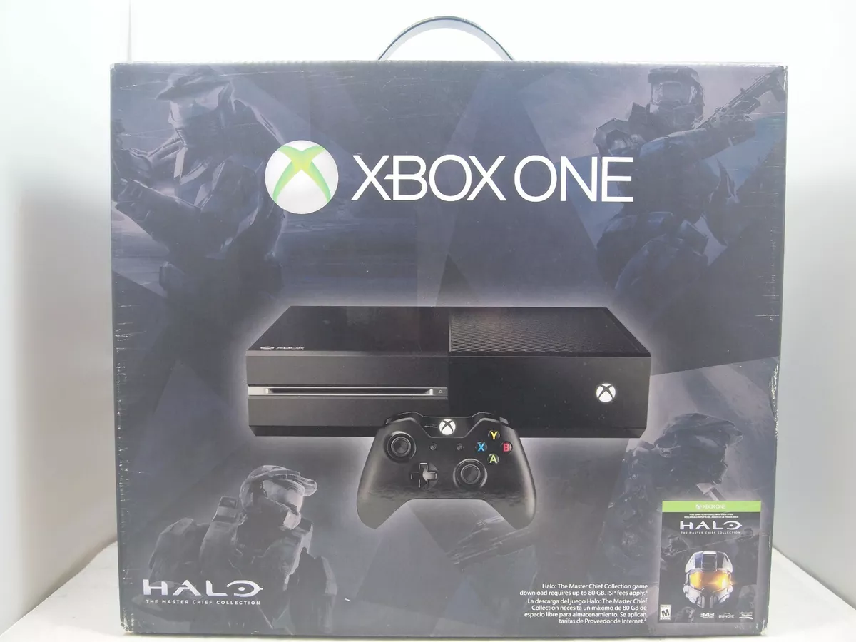 Empty Console Box Microsoft Xbox One 500GB Halo Master Chief Collection  Bundle