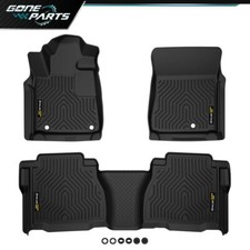3d All Weather Floor Mats Liner 2 Row For Toyota Tundra 2007-2011 Waterproof