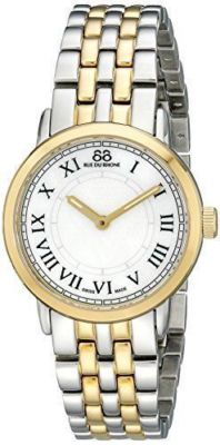 88 Rue Du Rhone 87WA120060 Womens Dress Double 8 Origin Two-Tone Stainless Watch