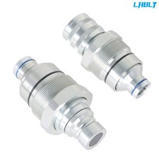 LABLT Male & Female Flat Face Coupler Kit 7246802 7246799 For Bobcat T450-T870