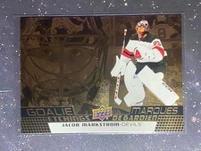 2025-26 Upper Deck Tim Hortons Goalie Etchings #GE-1 Jacob Markstrom New Jersey