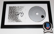 SINGER JEFF TWEEDY SIGNED FRAMED WILCO SKY BLUE SKY CD COVER BECKETT BAS COA