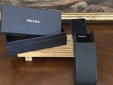 PRADA Black Hard Case for Glasses/Sunglasses with PRADA Box, Unisex