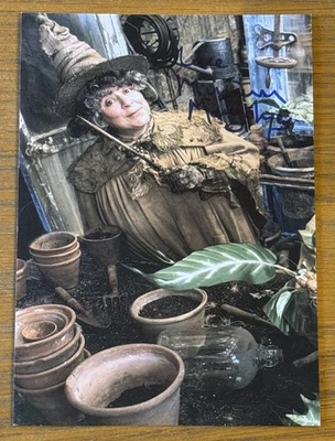 Miriam Margoyles, Professor Sprout, Harry Potter, Photo Card, Hand Signed, 8x6 - Image 1 of 2