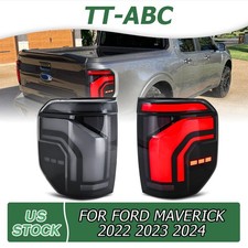 Pair Full Led Tail Lights For 2022-2024 Ford Maverick Xl Xlt Rear Lamp Assembly Pair Full Led Tail Lights For 2022-2024 Ford Maverick Xl Xlt Rear Lamp Assembly
