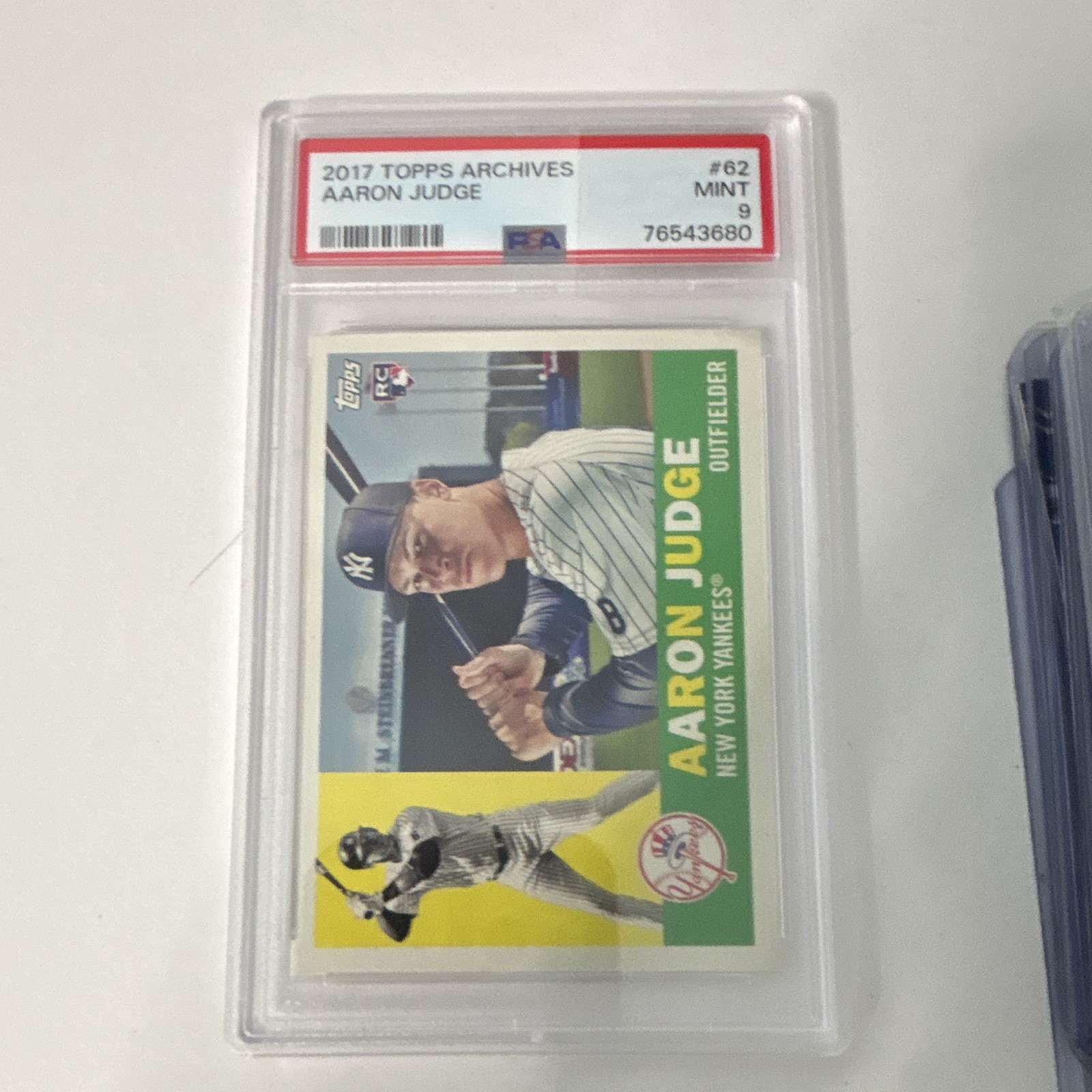 Aaron Judge - 2017 Topps Archives #62 PSA 9 RC Rookie Card- New York Yankees