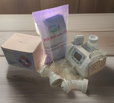 Dr. Brown's Double Electric Breast Pump & Storage Bags & Disposable Nursing Pads