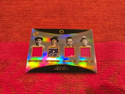 PIECES OF THE PAST VILLAINS EDITION QUAD RELIC OF BILLY THE KID JOHN DILLINGER++