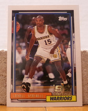 COOL BASKETBALL CARD TOPPS '92-'93 GOLDEN STATE WARRIORS LATRELL SPREWELL ROOKIE