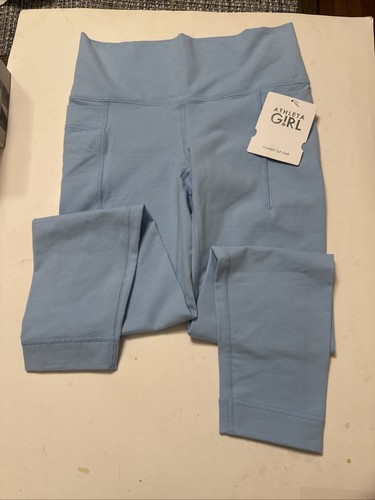 Leggings ajustados Athleta Girl Natural Play Stash XL/Niñas 14 L Azul NUEVOS CON ETIQUETAS - Imagen 4 de 10