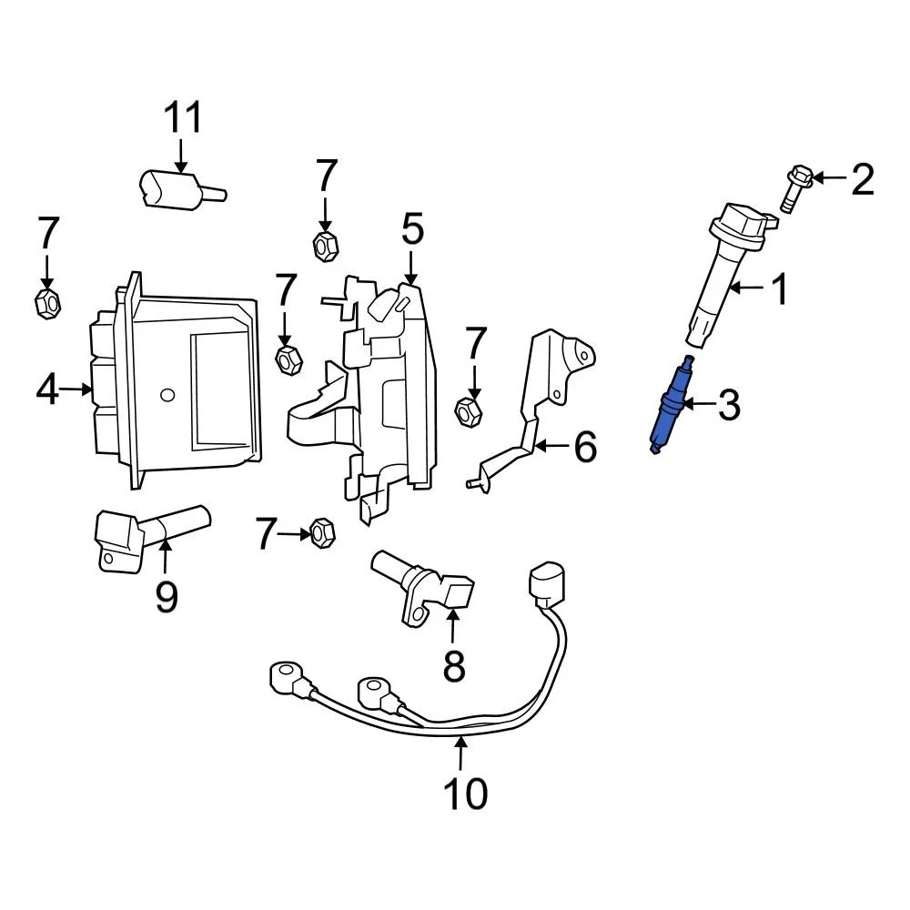 For Mazda 6 2012-2013 Mazda ZZJ118110 Spark Plug