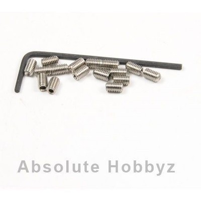 RC Screwz Stainless 3mm x 5mm Cup Point Set Screw - 15 Qty