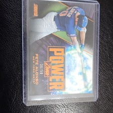 2020 Topps Stadium Club Power Zone Pete Alonso #PZ-2 Orange /50 New York Mets