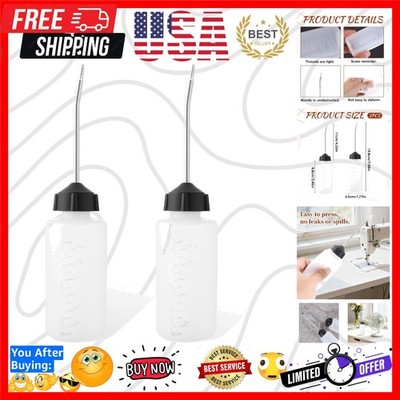 2 Pcs Sewing Machine Oiler, 120ml Plastic Oil Dispenser with Long Angled Spou...