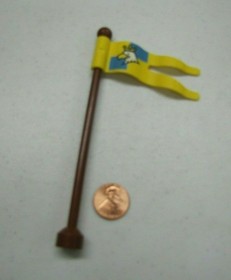 Lego Duplo REPLACEMENT EAGLE KNIGHT FLAG from CASTLE SET #4776 #4777 Vintage