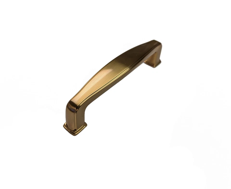 Mueble cuadrado dorado champán tirador cocina baño manija perilla bronce Windsor Foto 4 de 4
