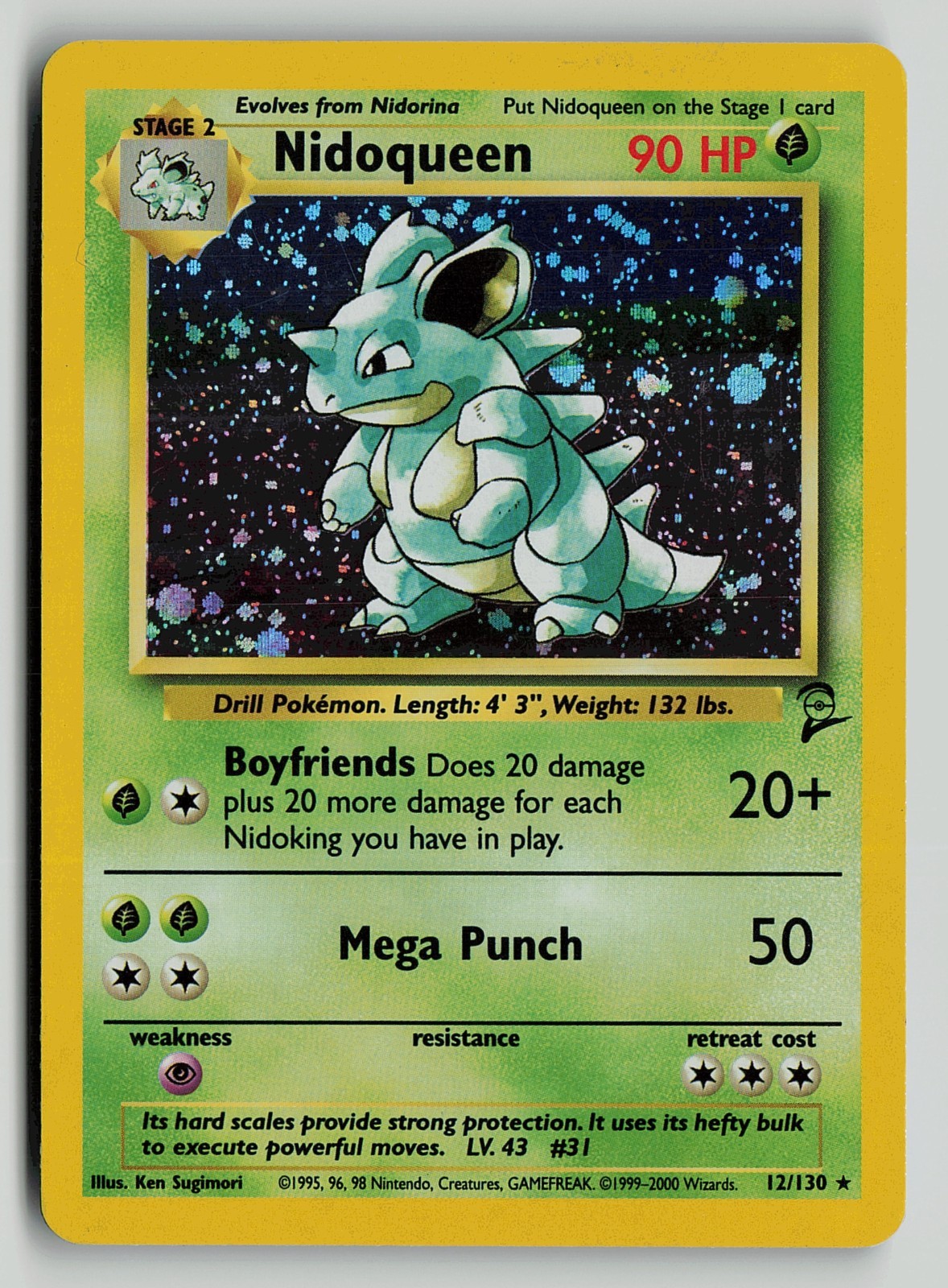 Nidoqueen - Base Set 2 (BS2) 12/130 Pokemon