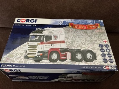 Corgi Truck CC13779 Scania R Sattelzugmaschine 1:50 H.E. Payne Modell KOSTENLOSER UK-VERSAND NEU