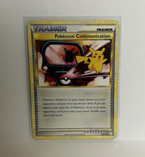 Pokémon Communication Trainer Uncommon Heartgold & Soulsilver 98/123 Pikachu on eBay
