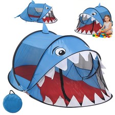 Hai Design Kinderzelt mit Reißverschluss & Belüftung für Indoor Outdoor Strand