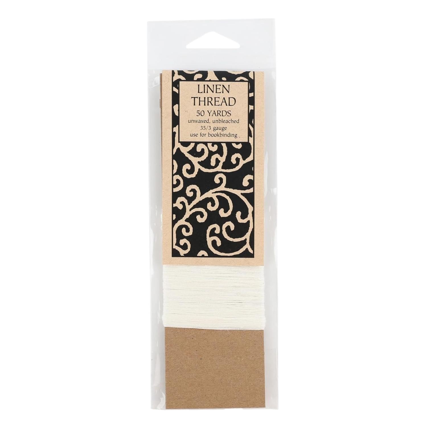 Linen Thread Unwaxed 50 Yards by Books By Hand