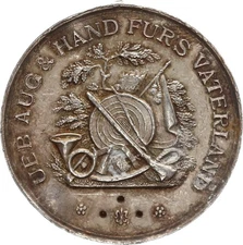 Old Germany Shooting Medal 1930 Ueb Eye and Hand for the Fatherland, Freehand S