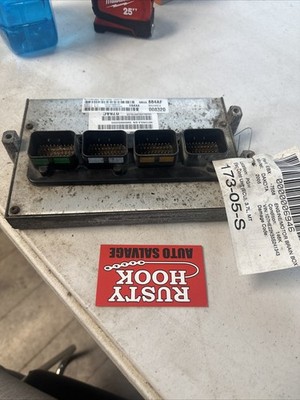 05 DODGE DAKOTA ENGINE ECM CONTROL MODULE 3.7L AT P56028884AF 56028884AF