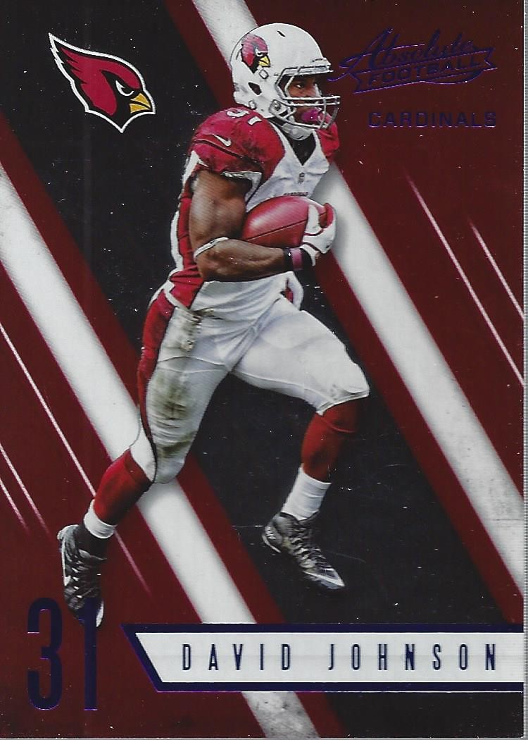 2016 Absolute Spectrum Blue #87 David Johnson - FB