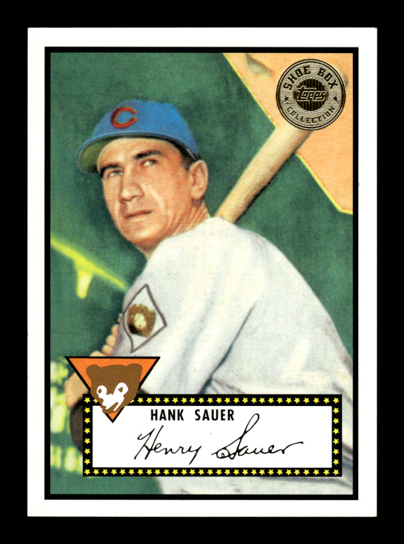 2003 Topps Shoebox Collection # 5 Hank Sauer Card (B66) Chicago Cubs