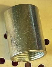 3/4" GALVANIZED RIGID COUPLING THREADED STEEL CONDUIT / PIPE COUPLING